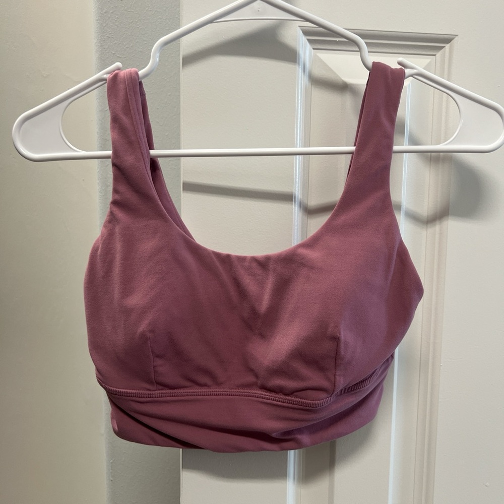 Lululemon align sport bra size 4 in velvet dust color